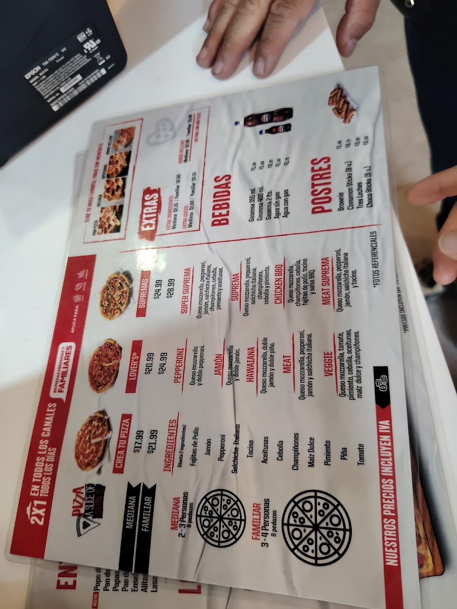Menu Pizza Hut Plaza Las Americas-7